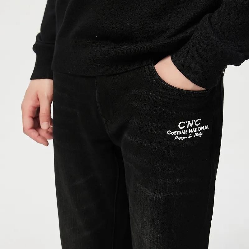 C'N'C Rhythm Party Series Fall And Winter Washable Jeans Men-6