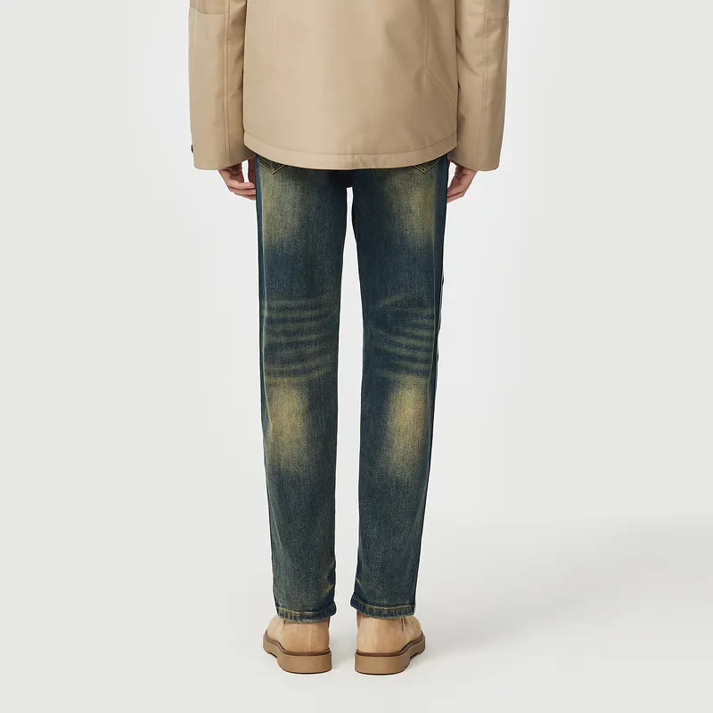 C'N'C Rhythm Party Series Jeans Men's Denim Blue-5