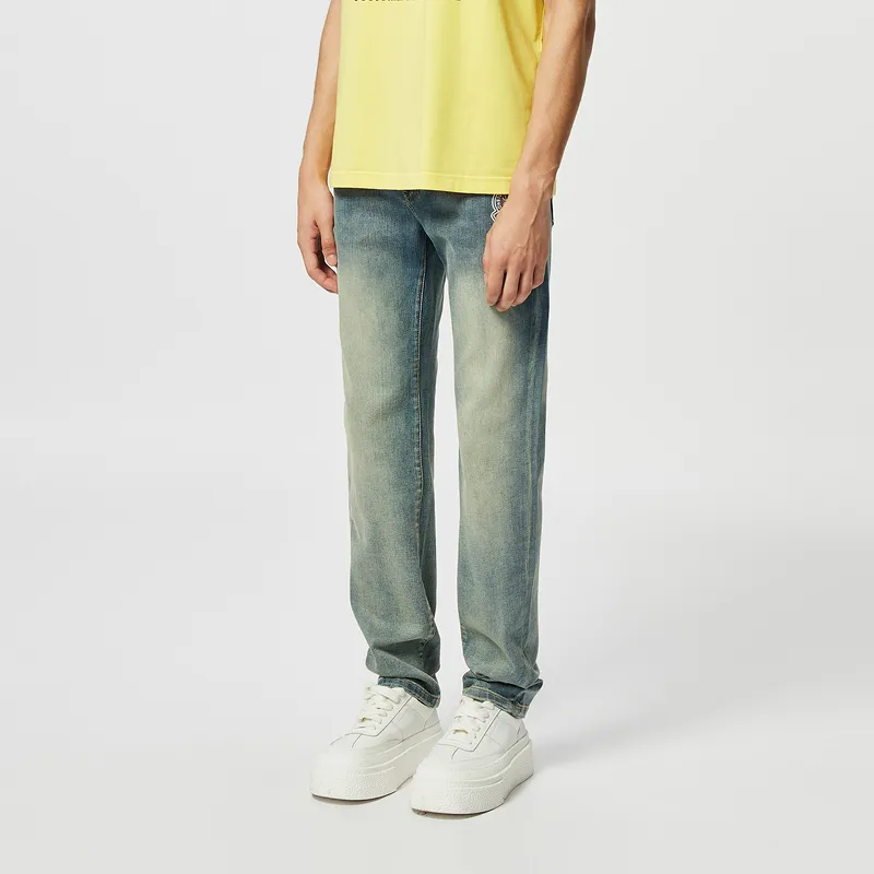 C'N'C Rhythm Party Series Jeans Men's Denim Blue-3