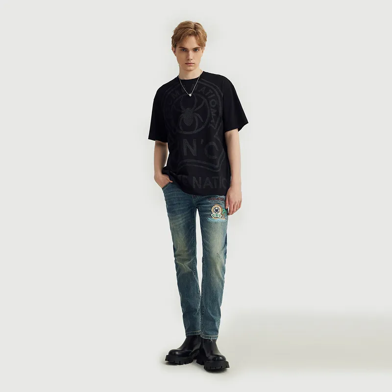 C'N'C Trend Series Jeans Men's Denim Blue-7