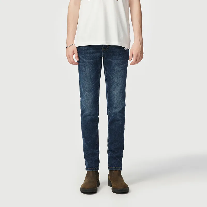 C'N'C Rhythm Party Series Fall And Winter Washable Jeans Men-9