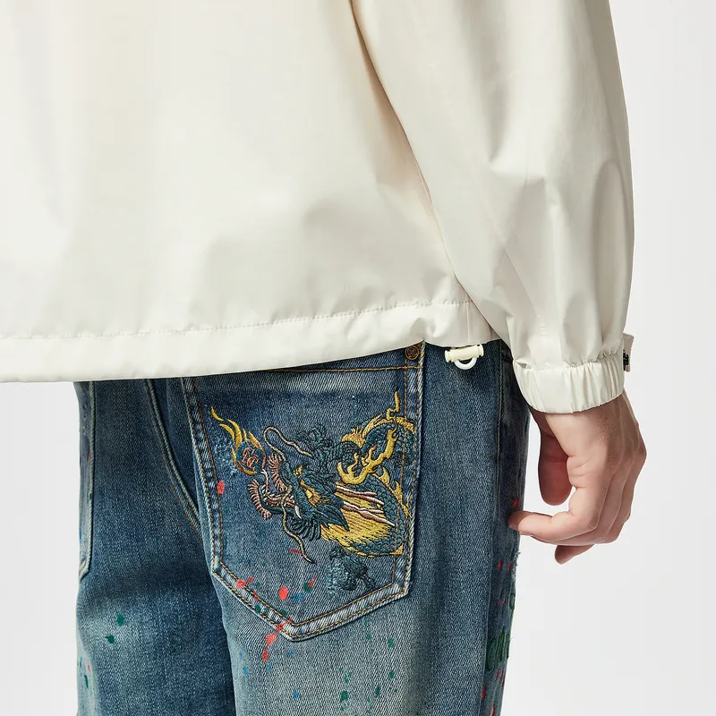 C'N'C Trend Series Jeans Men's Denim Blue-5