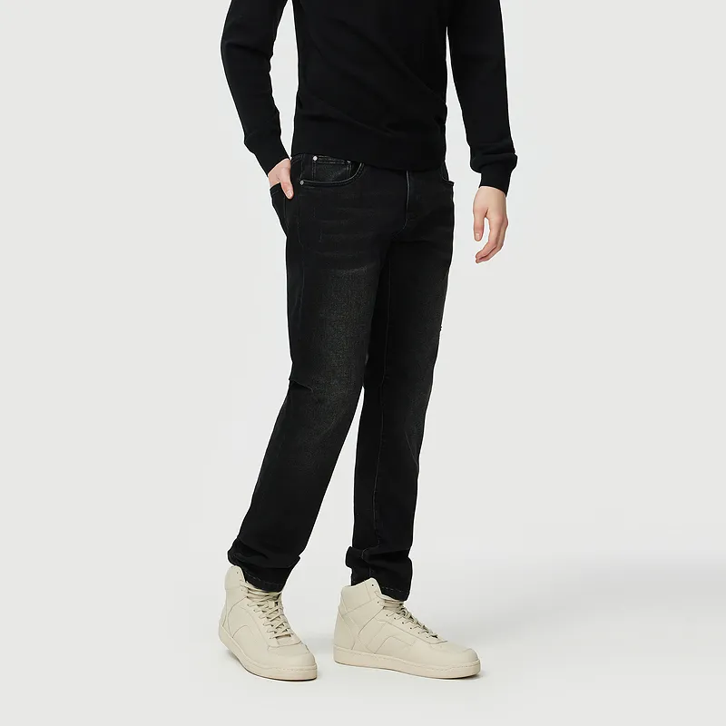 C'N'C Rhythm Party Series Jeans Men's Black-3
