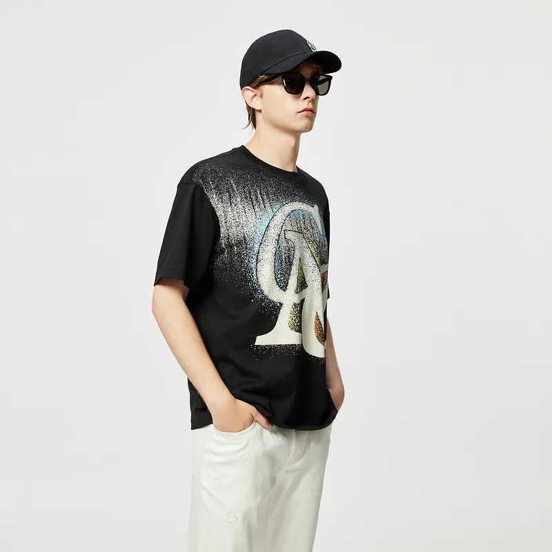 C'N'C Smudge & Distortion Series T Shirts Men-4