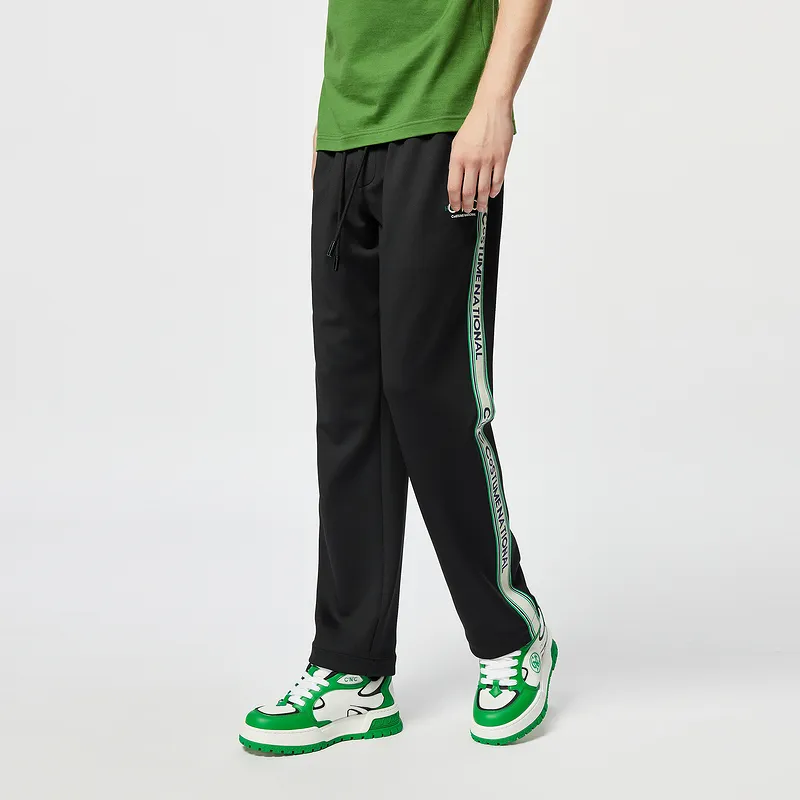 C'N'C Rhythm Party Series Casual Pants Men Black-2