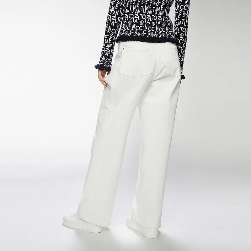 C'N'C Jeans Women's White-4