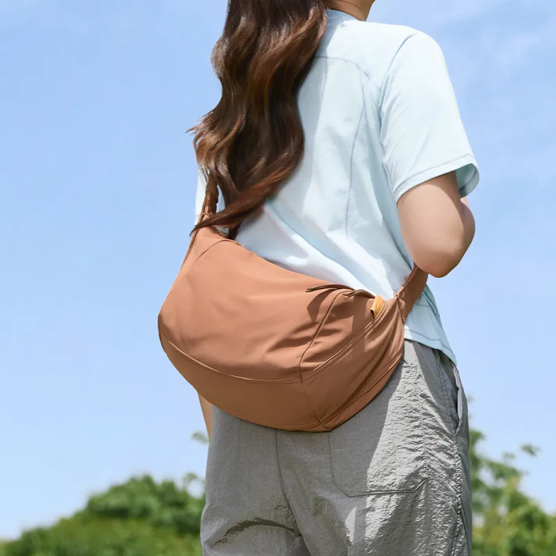 LEFF Fabric Crossbody Bag, Shoulder Bag Regular Unisex Khaki Liquorice Yellow Mist Gray Blue Red Brown-13