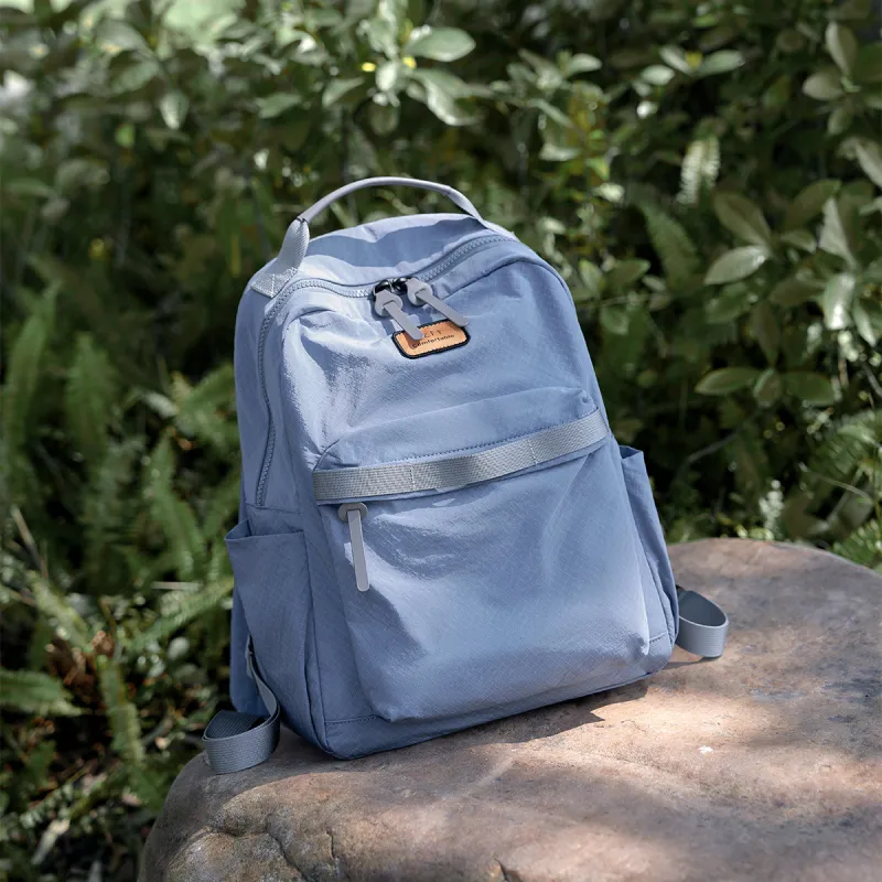 LEFF Fabric Backpack Regular Unisex Orange Juice Red/Space Gray/Sapphire Blue-10