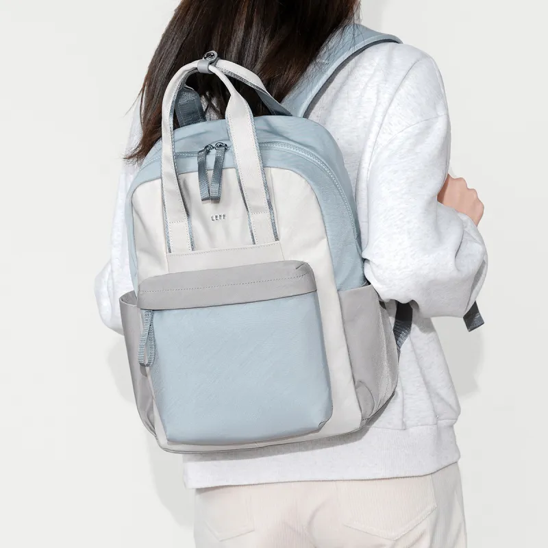 LEFF Fabric Backpack Large Size Women's Milk Tea Apricot-25