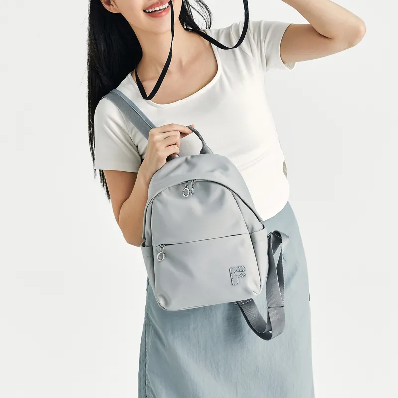 LEFF Nylon Fabric Backpack Small Size Women's Apricot-4