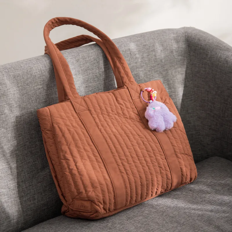 LEFF Fabric Shoulder Bag Tote Large Size Women's Multicolor-9