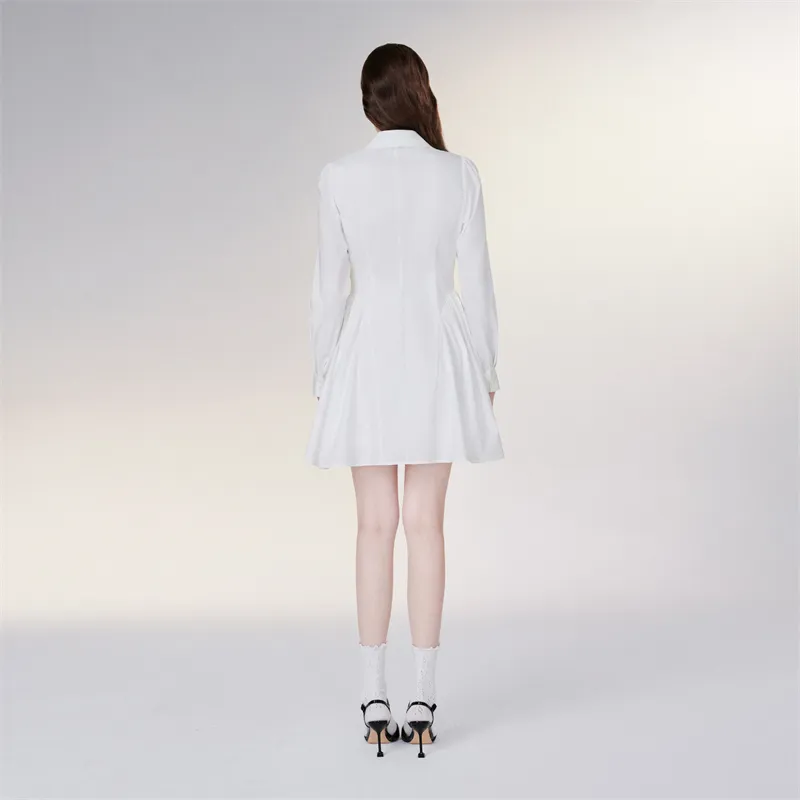 TAMMY TANGS Long Sleeved Dress Women's White-2