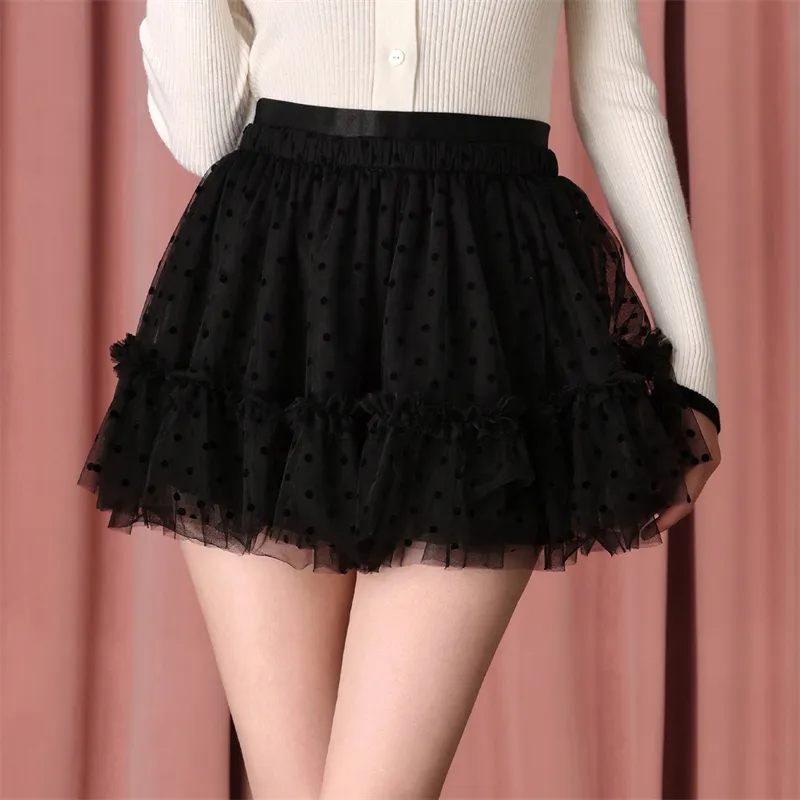 TAMMY TANGS Casual Short Skirts Women's Black-2