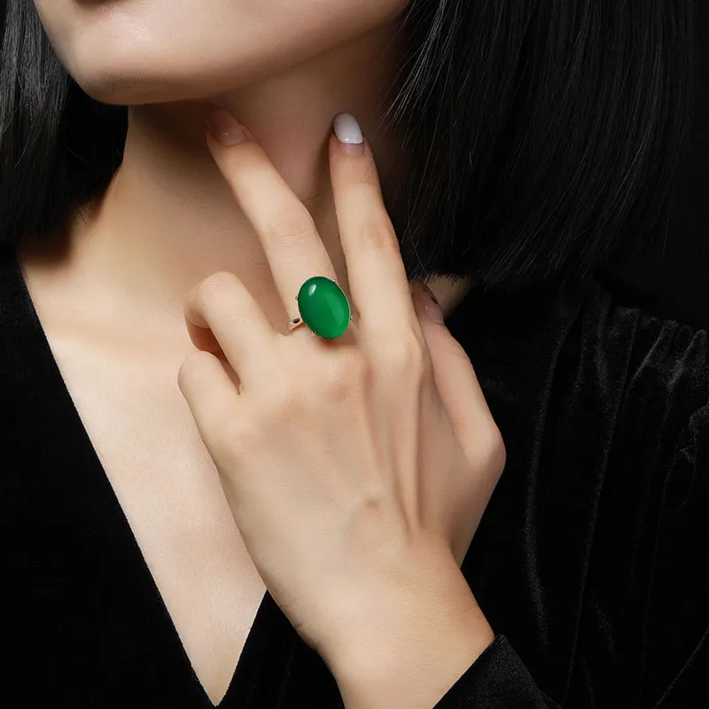 7℃ Jade Rings Women's-1