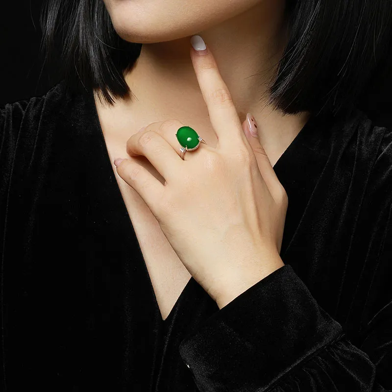 7℃ Jade Rings Women's-1