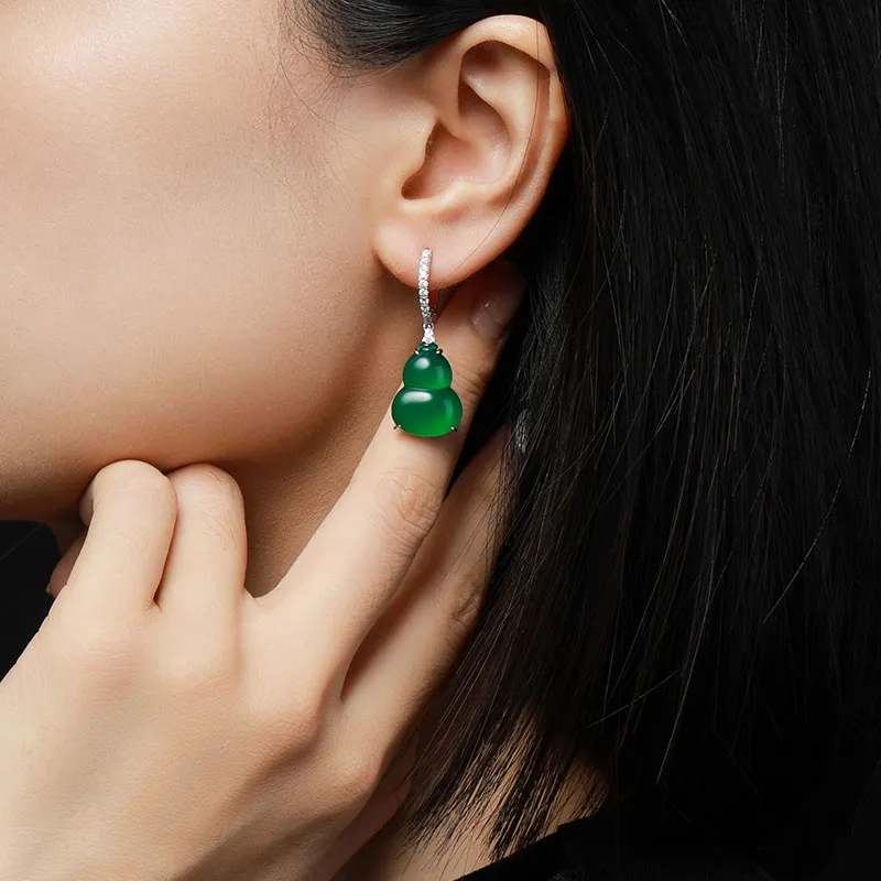 7℃ Jade Earrings Women's-1