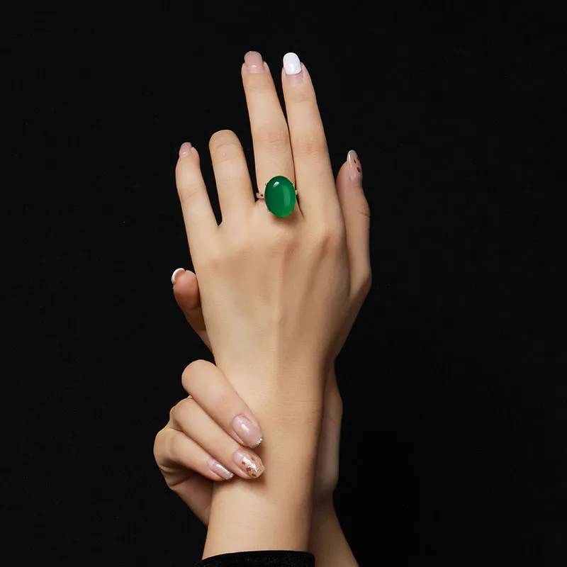 7℃ Jade Rings Women's-2