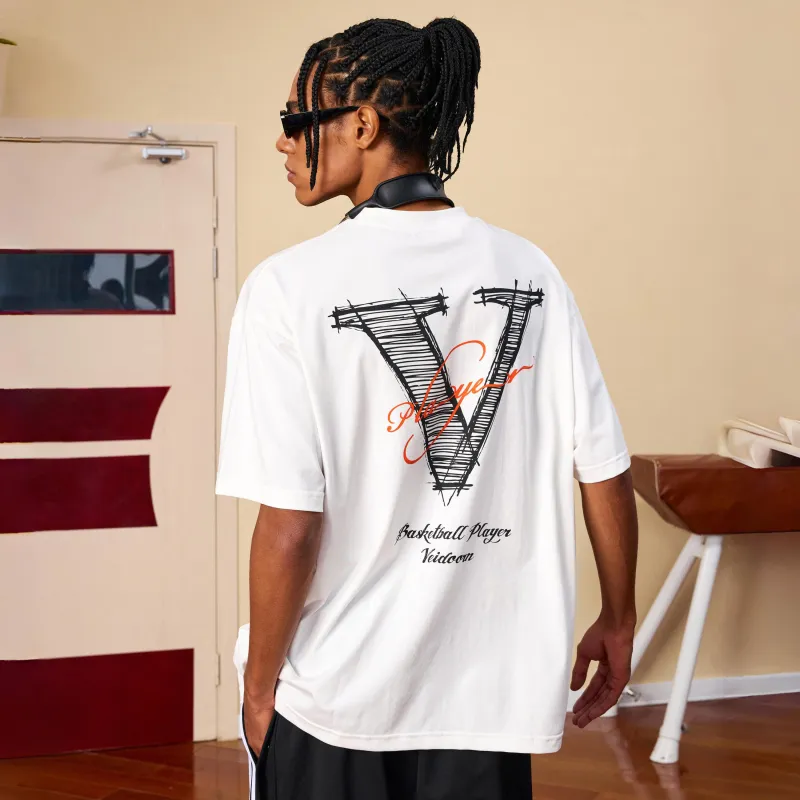 VEIDOORN Short Sleeved T Shirts Unisex-3