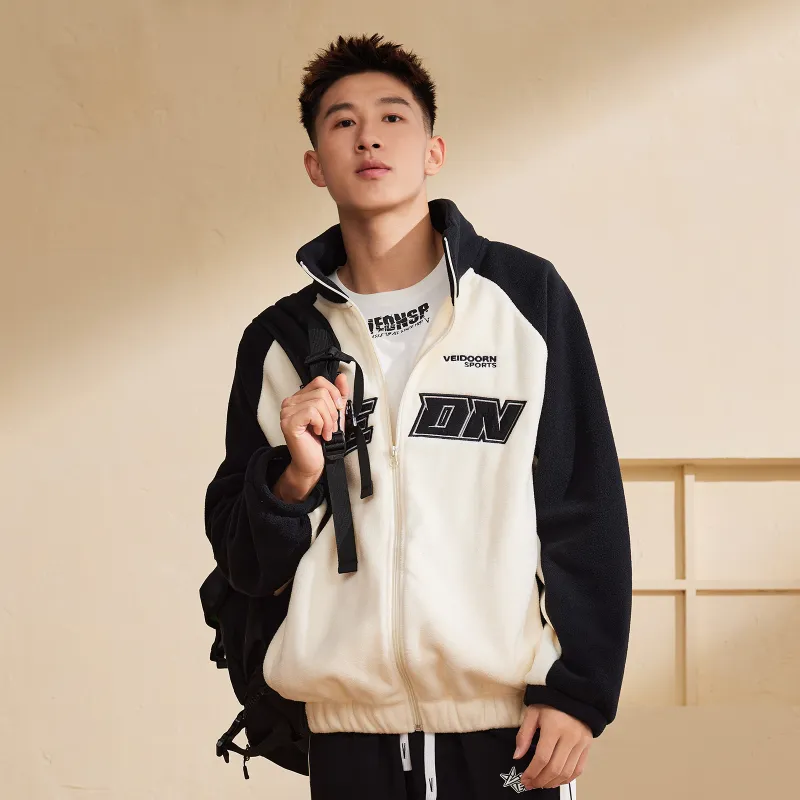 VEIDOORN Sweatshirt Jacket Unisex Resolve Blue White-11