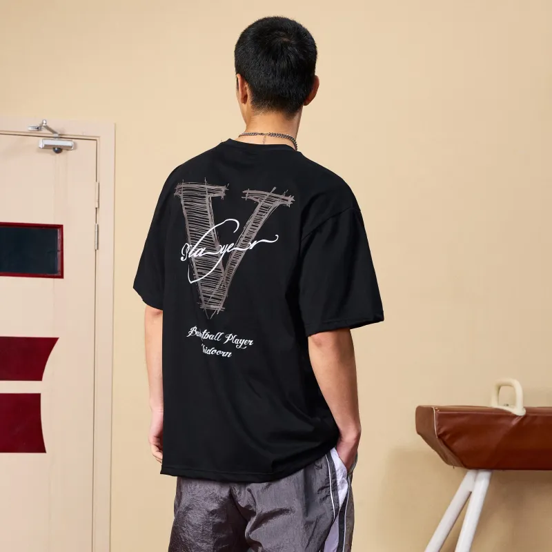 VEIDOORN Short Sleeved T Shirts Unisex-9
