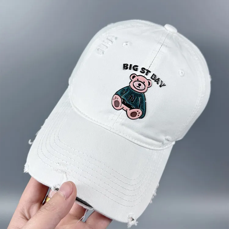 JKEM Cotton Polyester Blend Baseball Caps Unisex-4
