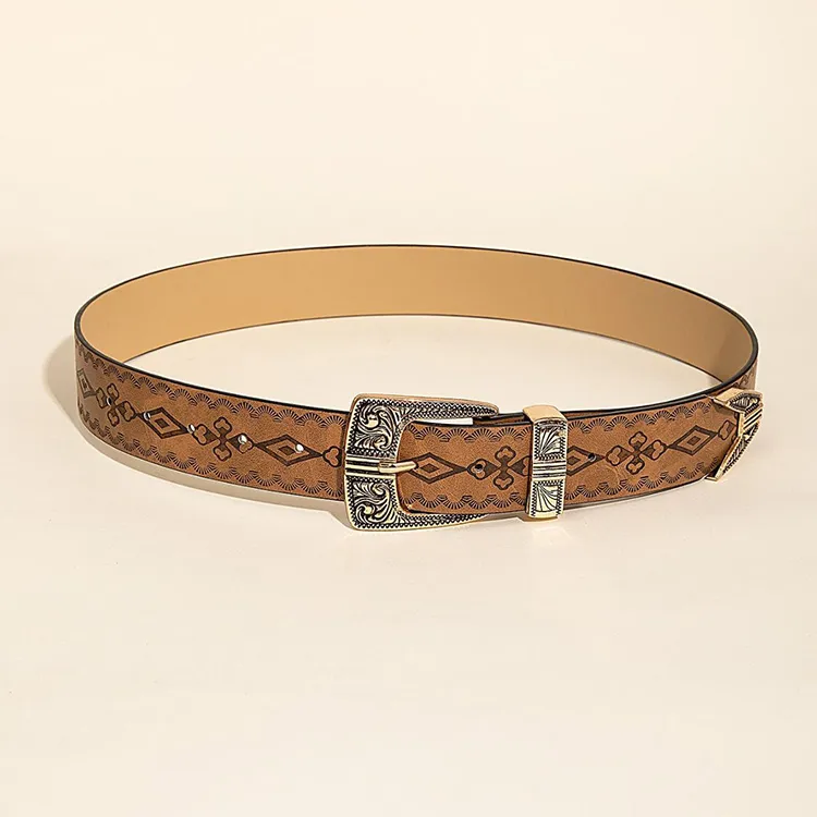 JKEM PU Leather Belts Unisex 3.8cm-1