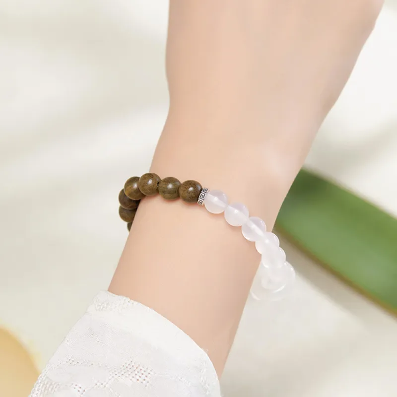 JKEM Chalcedony Jade Bracelets Women's-5