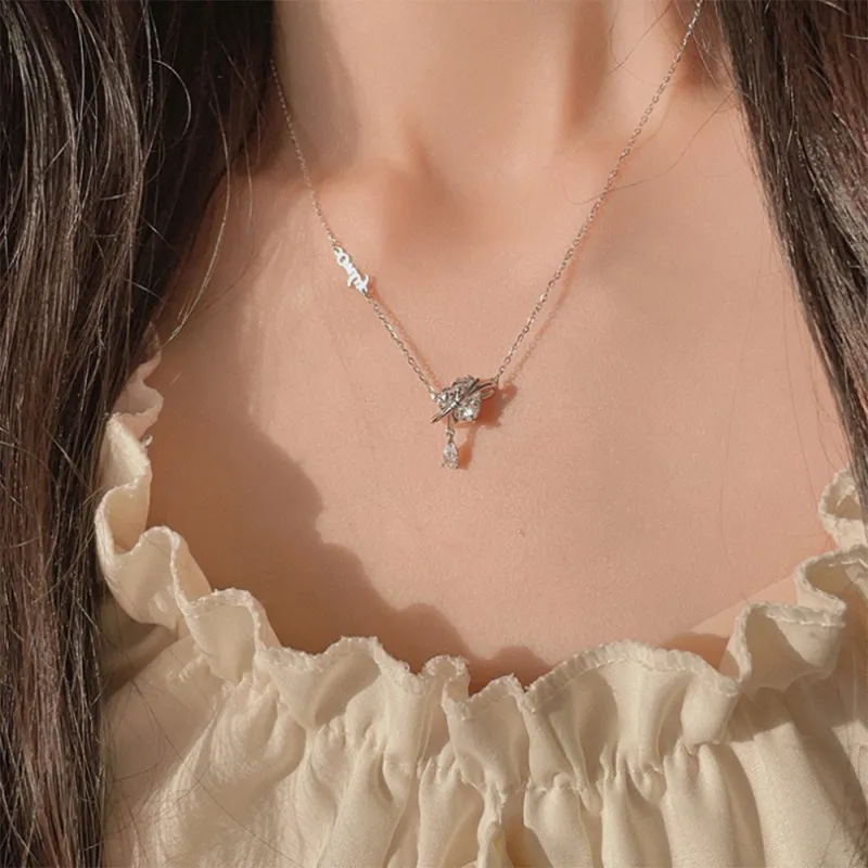 JKEM S999 Fine Silver Necklaces Women's-3