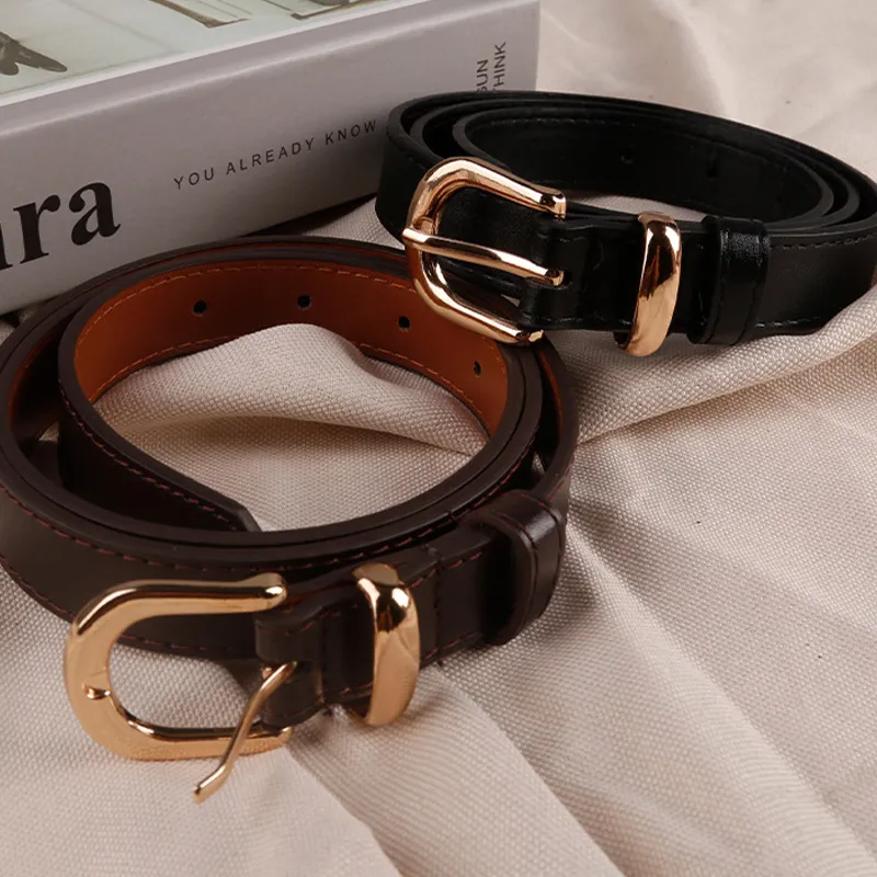 JKEM PU Leather Belts Women's 2cm-1