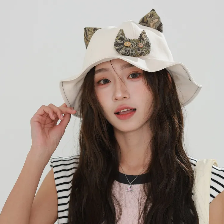 JKEM Polyester Bucket Hats Women's-2