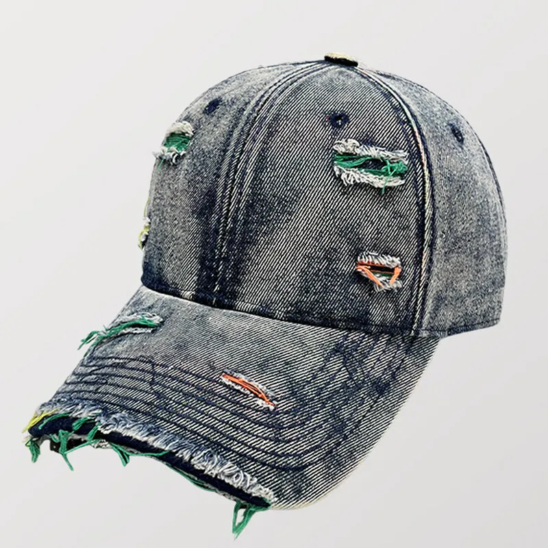 JKEM Denim Baseball Caps Unisex-1