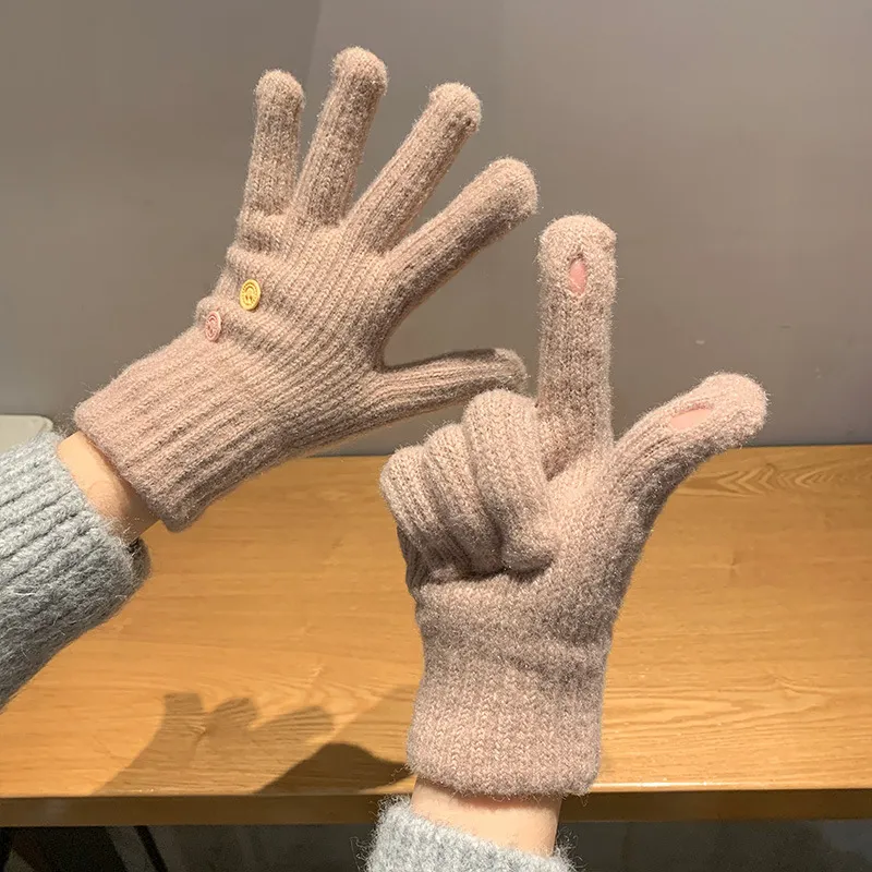 JKEM Acrylic Knit Gloves Unisex-10