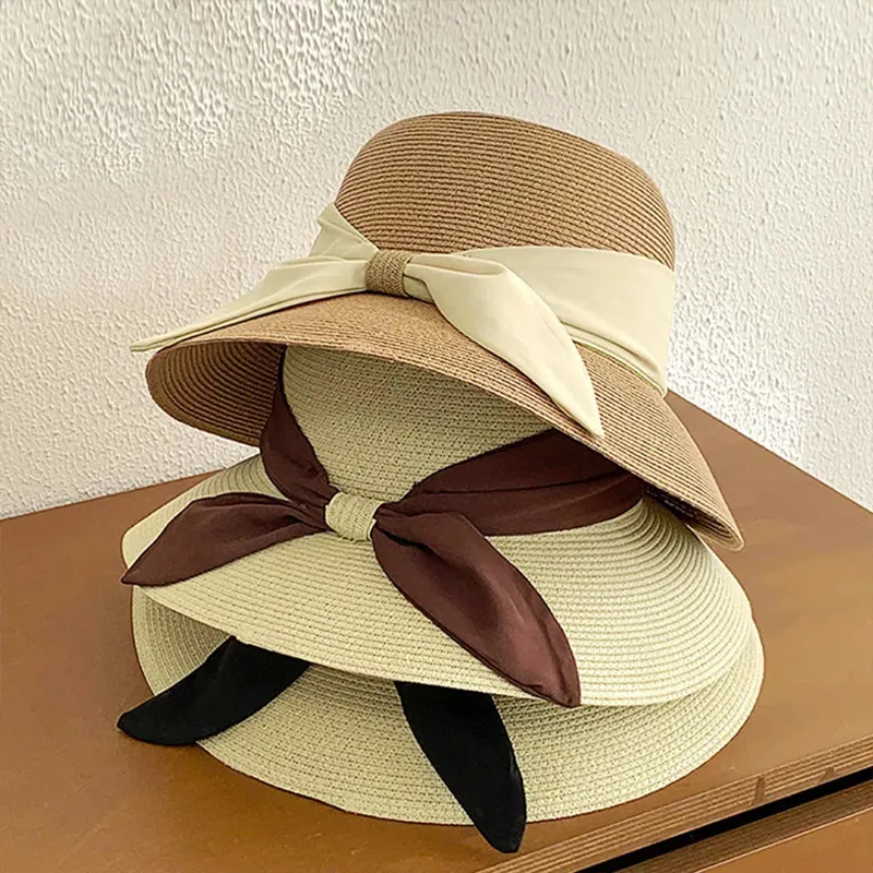 JKEM Paper Reed Sun Protection Hats Women's-4