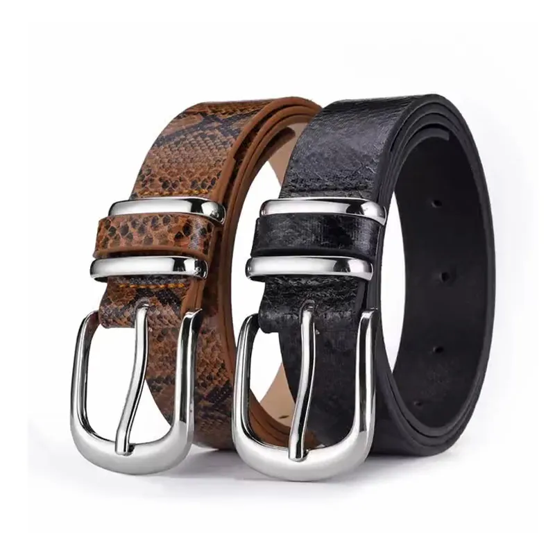 JKEM PU Leather Belts Women's 2.3cm-5