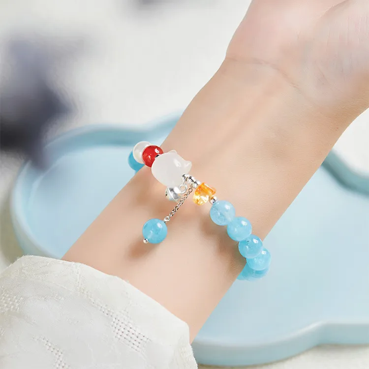 JKEM Chalcedony Bracelets Women's-4