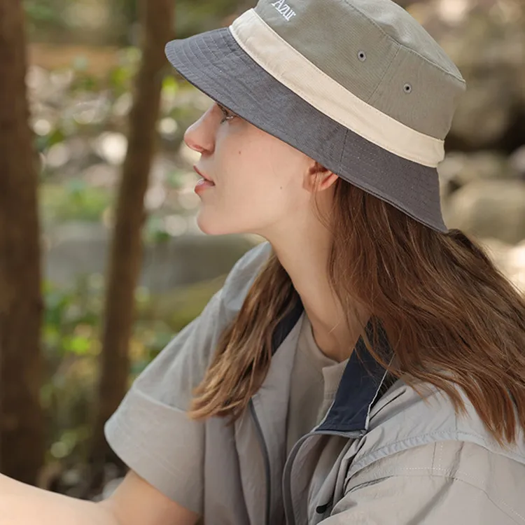 JKEM Cotton Polyester Blend Bucket Hats Unisex-5