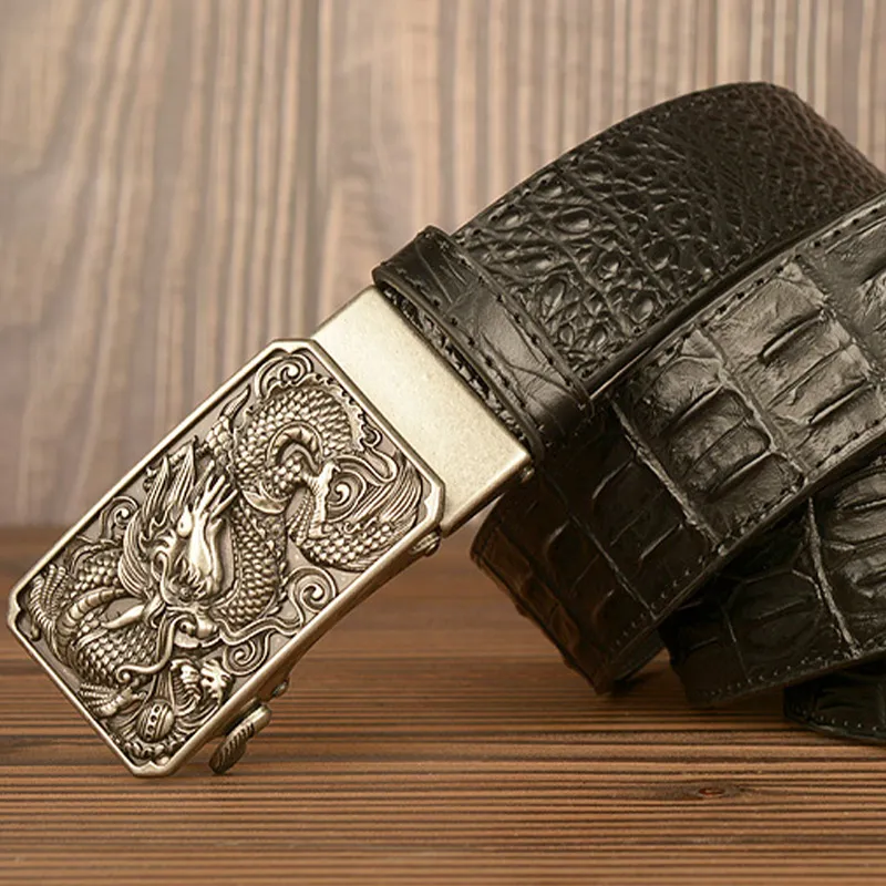 JKEM Alloy Leather Belts Unisex 4cm-8