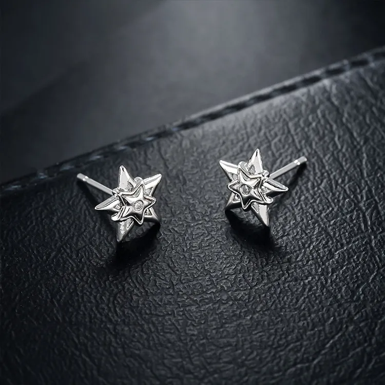 JKEM Copper Stud Earrings Unisex-2