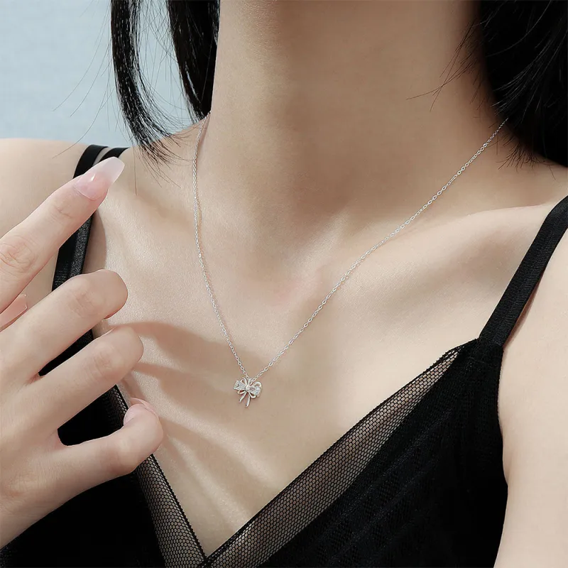 JKEM S999 Fine Silver Necklaces Women's-5