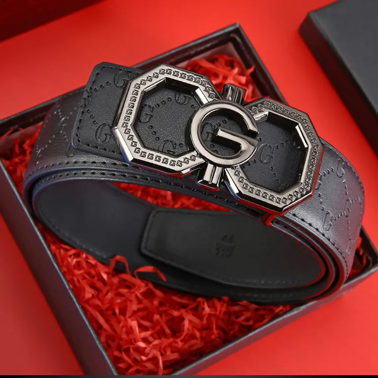 JKEM Cow Split Leather Belts Unisex 3.5cm-8