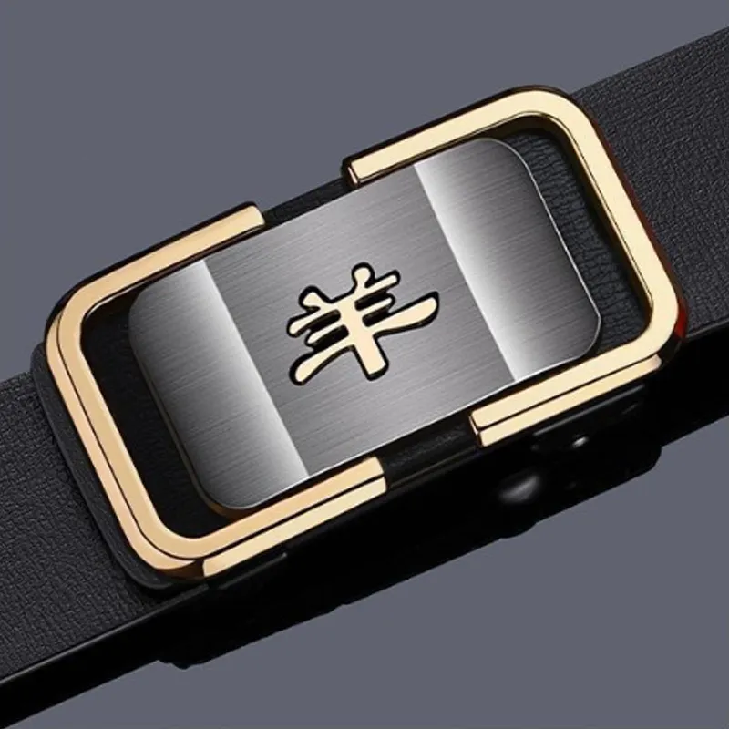 JKEM PU Leather Belts Unisex 3.2cm-2