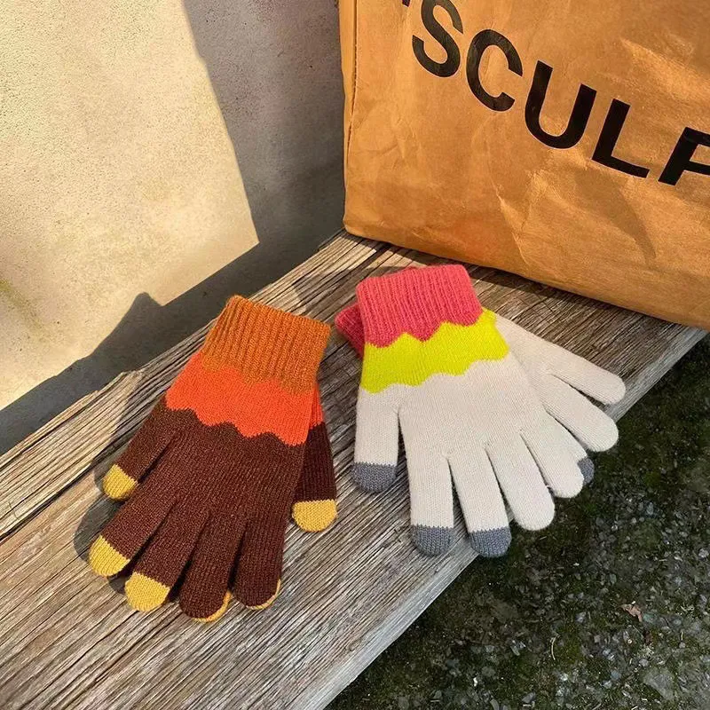 JKEM Cotton Blend Knit Gloves Unisex-10
