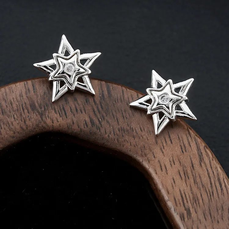 JKEM Copper Stud Earrings Unisex-5