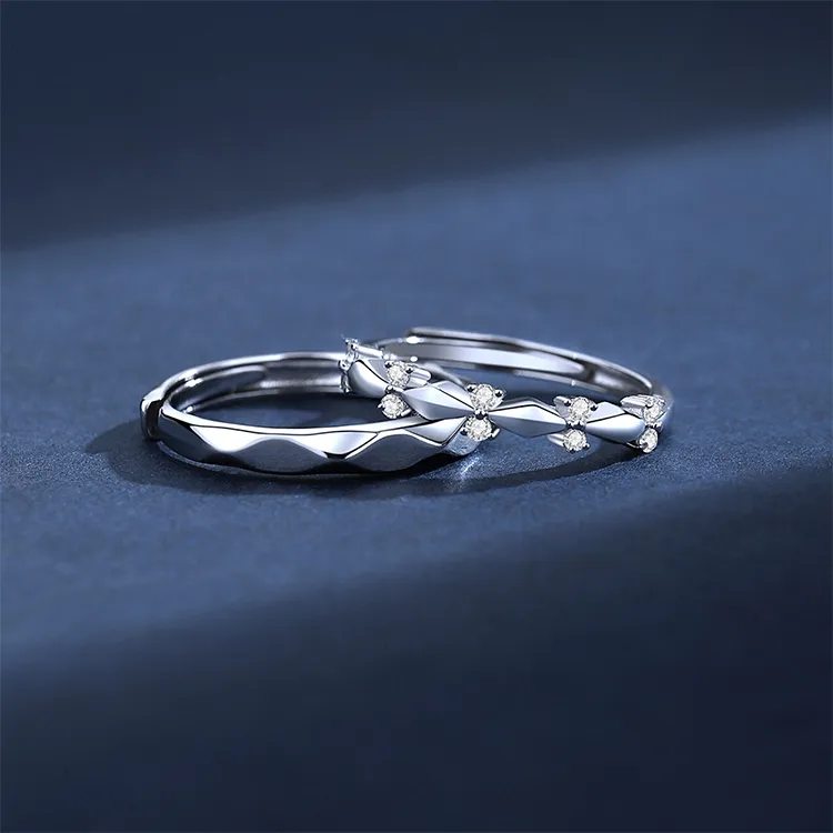 JKEM 925 Sterling Silver Rings Unisex-7