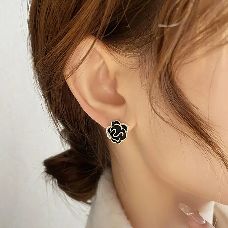 JKEM Alloy Faux Pearl Stud Earrings Unisex-1