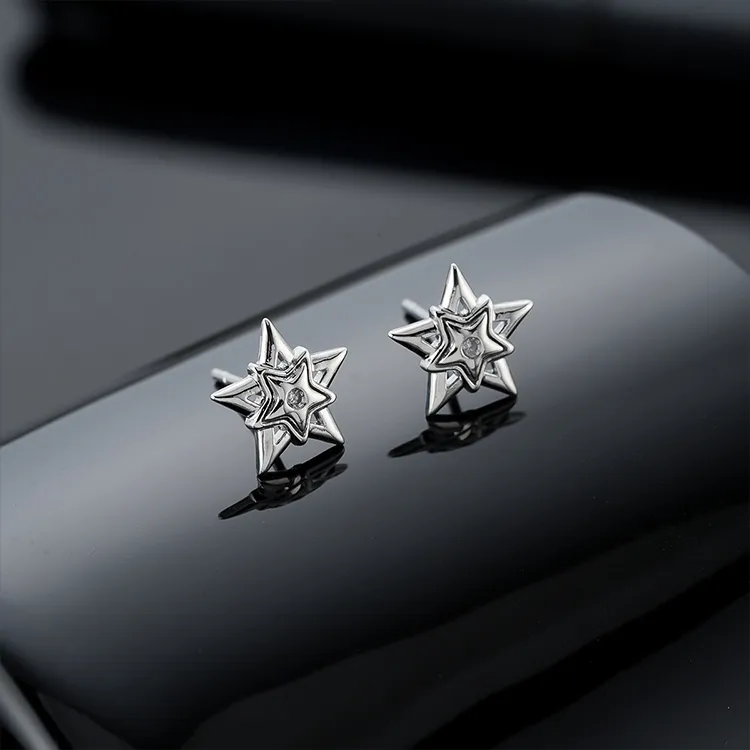 JKEM Copper Stud Earrings Unisex-3