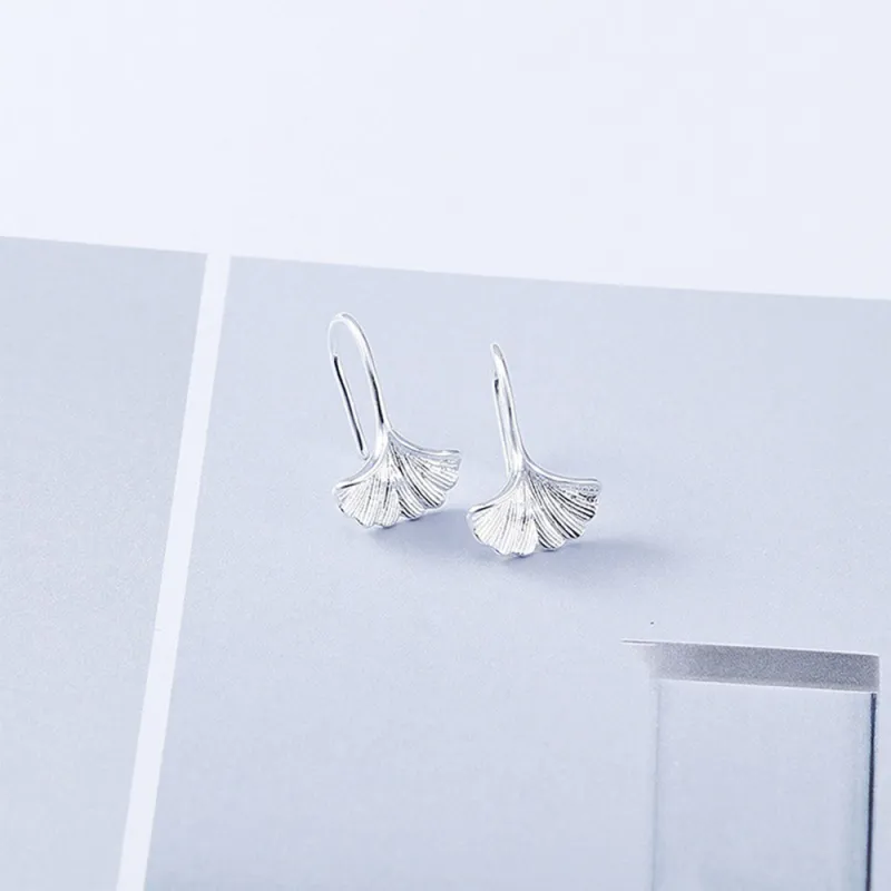 JKEM S925 Silver Stud Earrings Women's-1