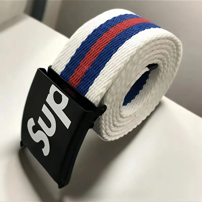 JKEM Canvas/Alloy Sports Belts Unisex 3.5cm-3