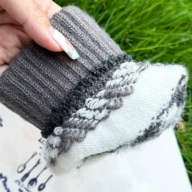 JKEM Cotton Blend Knit Gloves Unisex-4