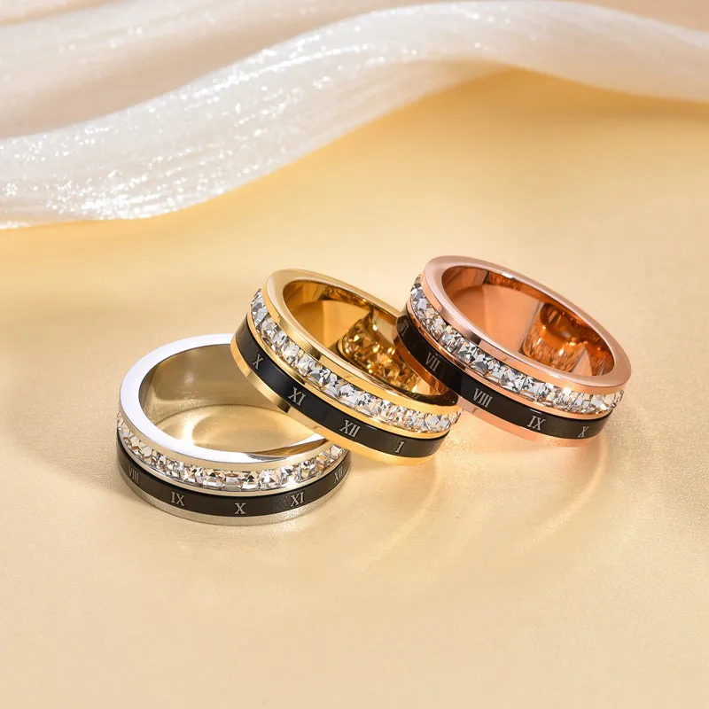 JKEM Titanium Steel Rings Unisex-16